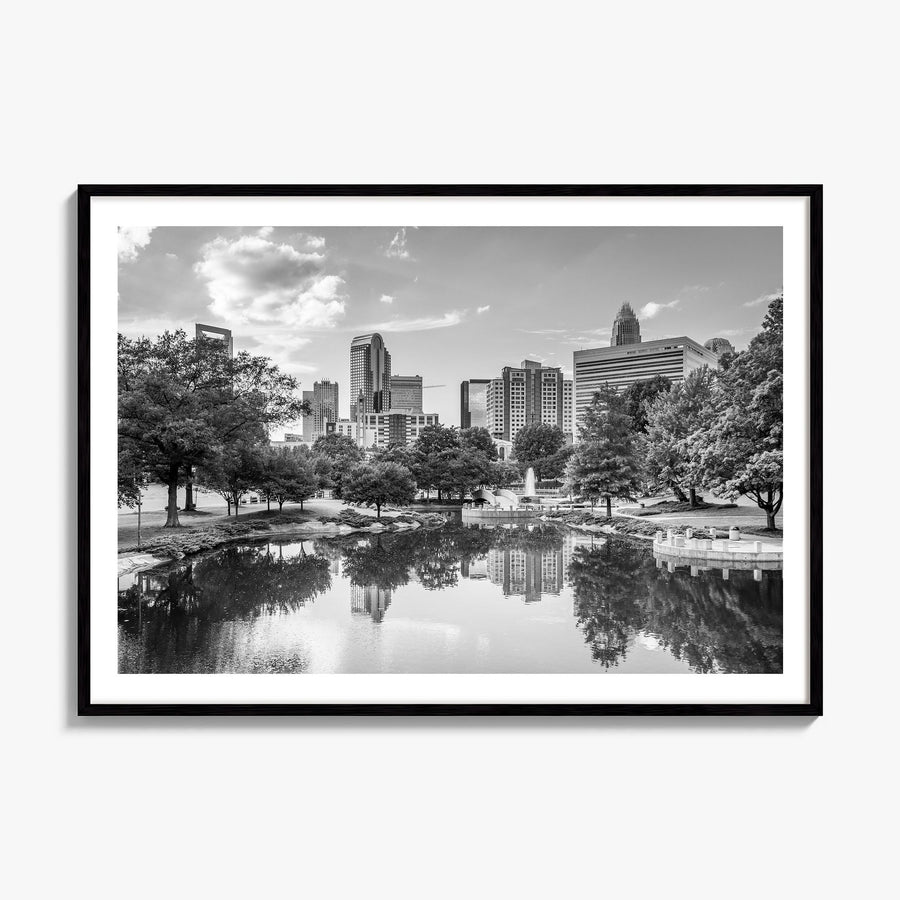 North Carolina Photo Poster, framed poster mockup, white border