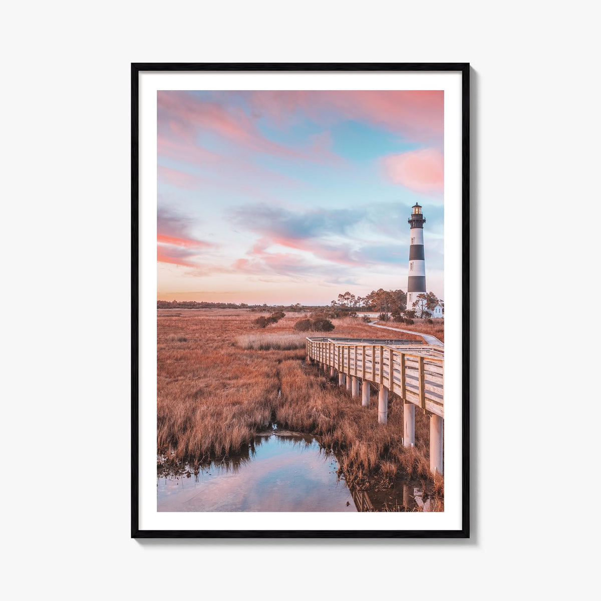 North Carolina no. 1 colorful photo poster of United States – vertical wall art, unframed print shown in interior mockup