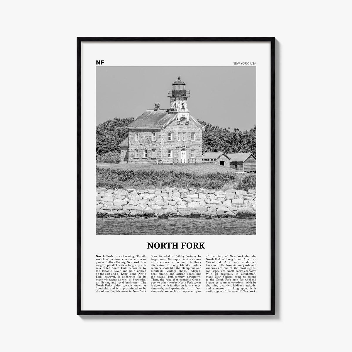 North Fork Newspaper Poster