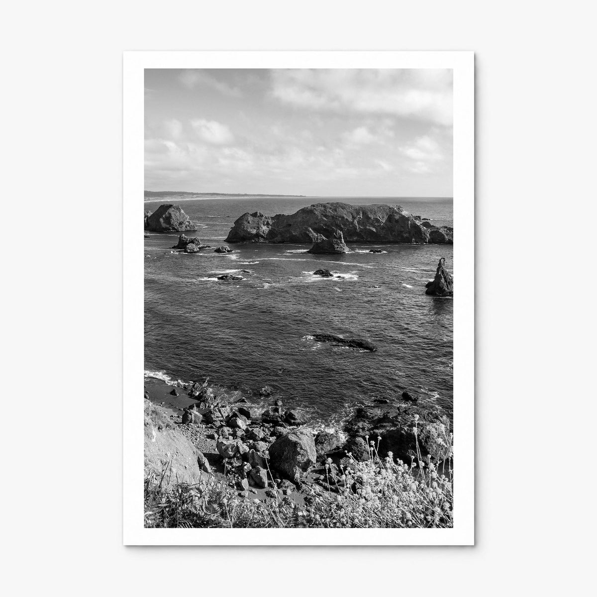 Northern California Photo Poster, print only (unframed), white border