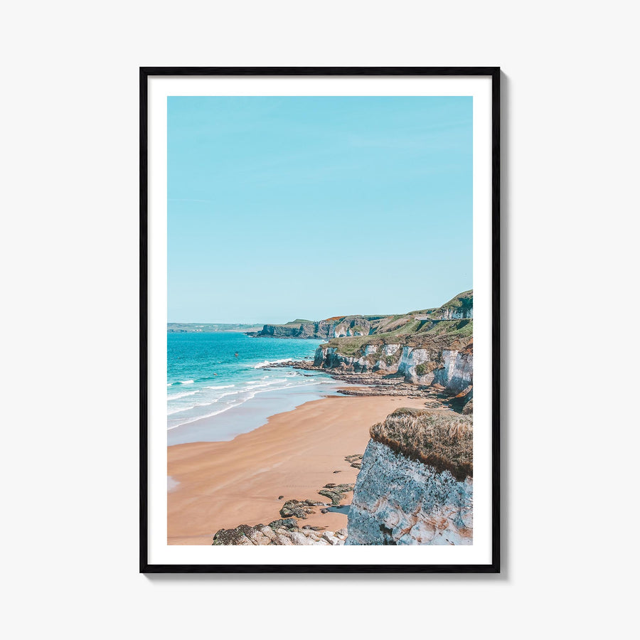 Northern Ireland colorful photo poster of United Kingdom – vertical wall art, unframed print shown in interior mockup