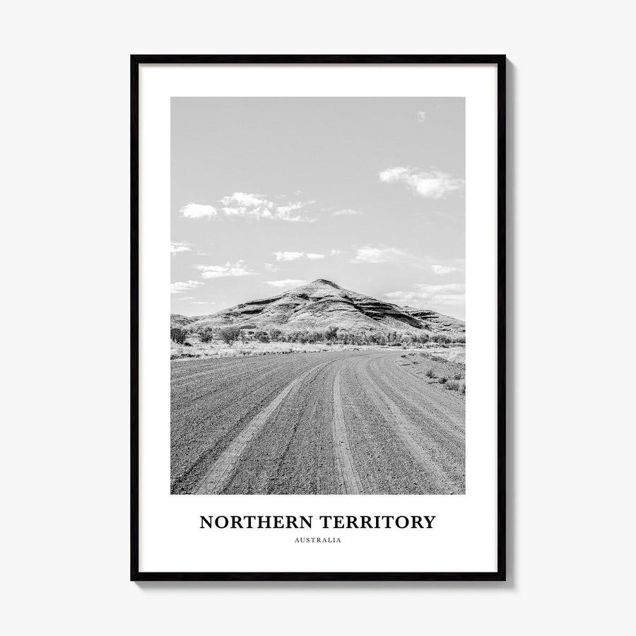 Northern Territory Classic Poster, framed poster mockup