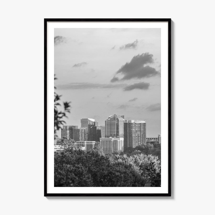 Northern Virginia Photo Poster, framed poster mockup, white border