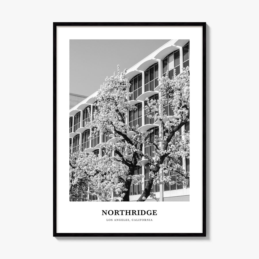 Northridge Classic Poster, framed poster mockup