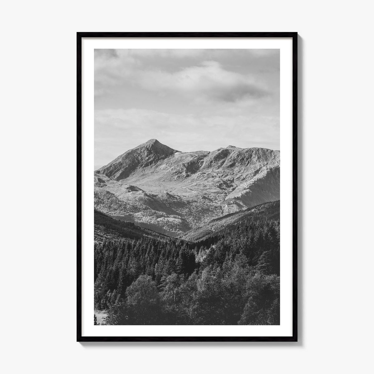 Norway Photo No 2 Poster, framed poster mockup, white border