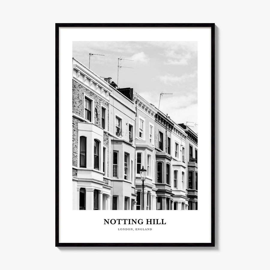 Notting Hill Classic Poster, framed poster mockup