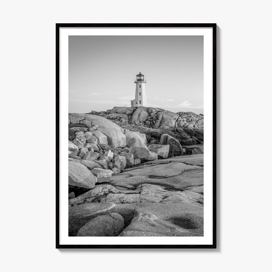 Nova Scotia Photo Poster, framed poster mockup, white border