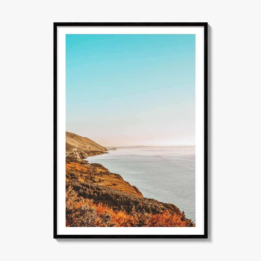 Nova Scotia Photo Poster, framed poster mockup, white border