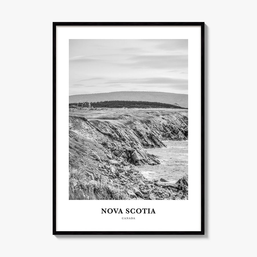 Nova Scotia Classic Poster, framed poster mockup