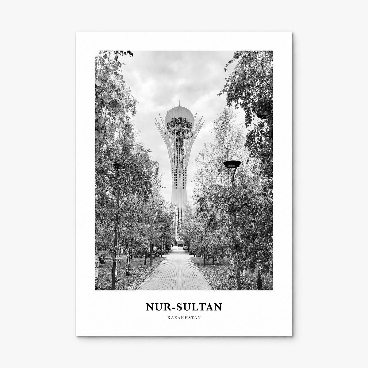 Nur-Sultan Classic Poster, print only (unframed)