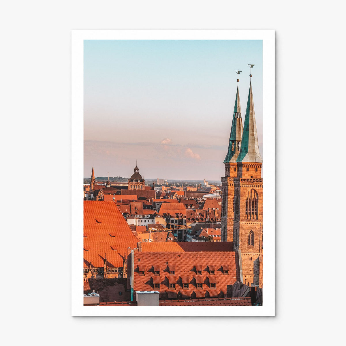 Nuremberg Photo Poster, print only (unframed), white border