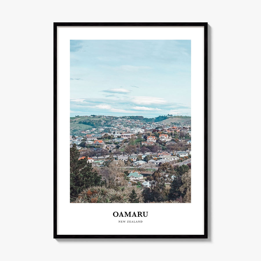 Oamaru Classic Poster, framed poster mockup