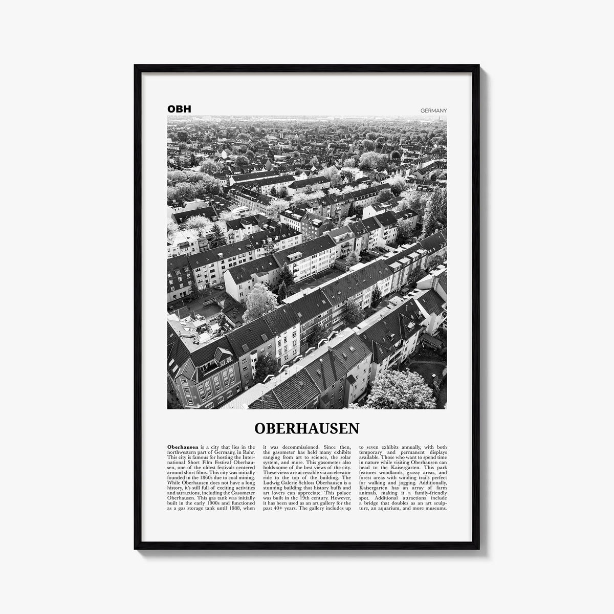 Oberhausen Newspaper Poster