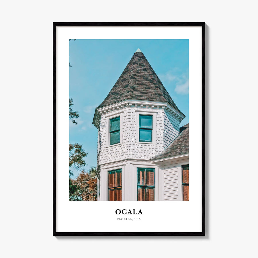 Ocala Classic Poster, framed poster mockup