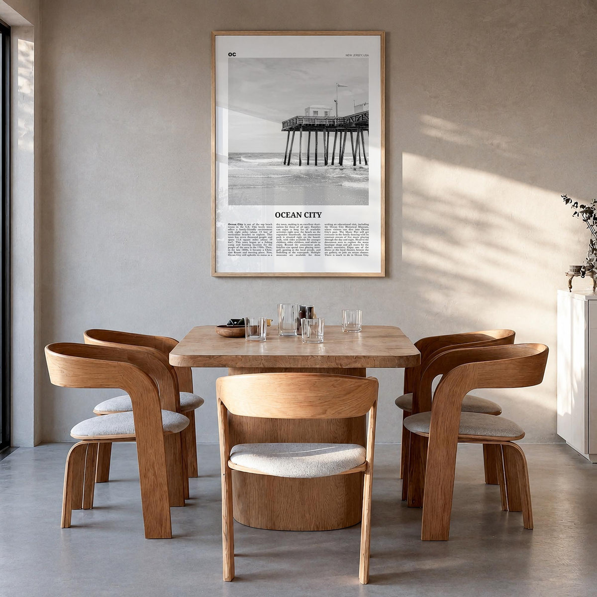 Ocean City, New Jersey Newspaper No 2 Poster