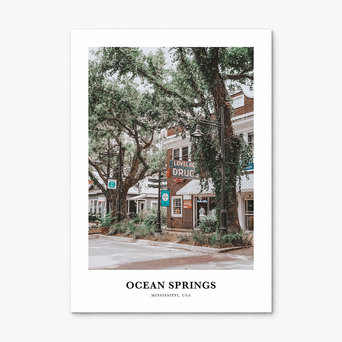 Ocean Springs Classic Poster, print only (unframed)