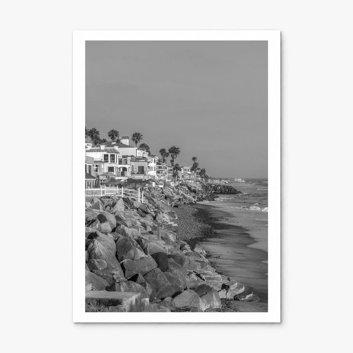 Oceanside Photo No 2 Poster, print only (unframed), white border