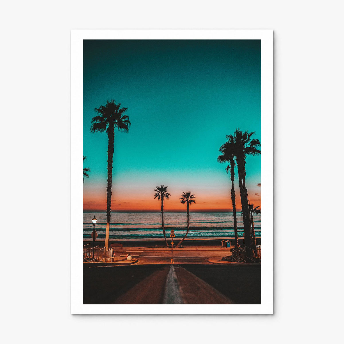 Oceanside Photo No 1 Poster, print only (unframed), white border