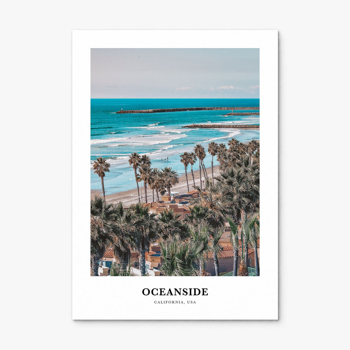 Oceanside Classic No 2 Poster, print only (unframed)