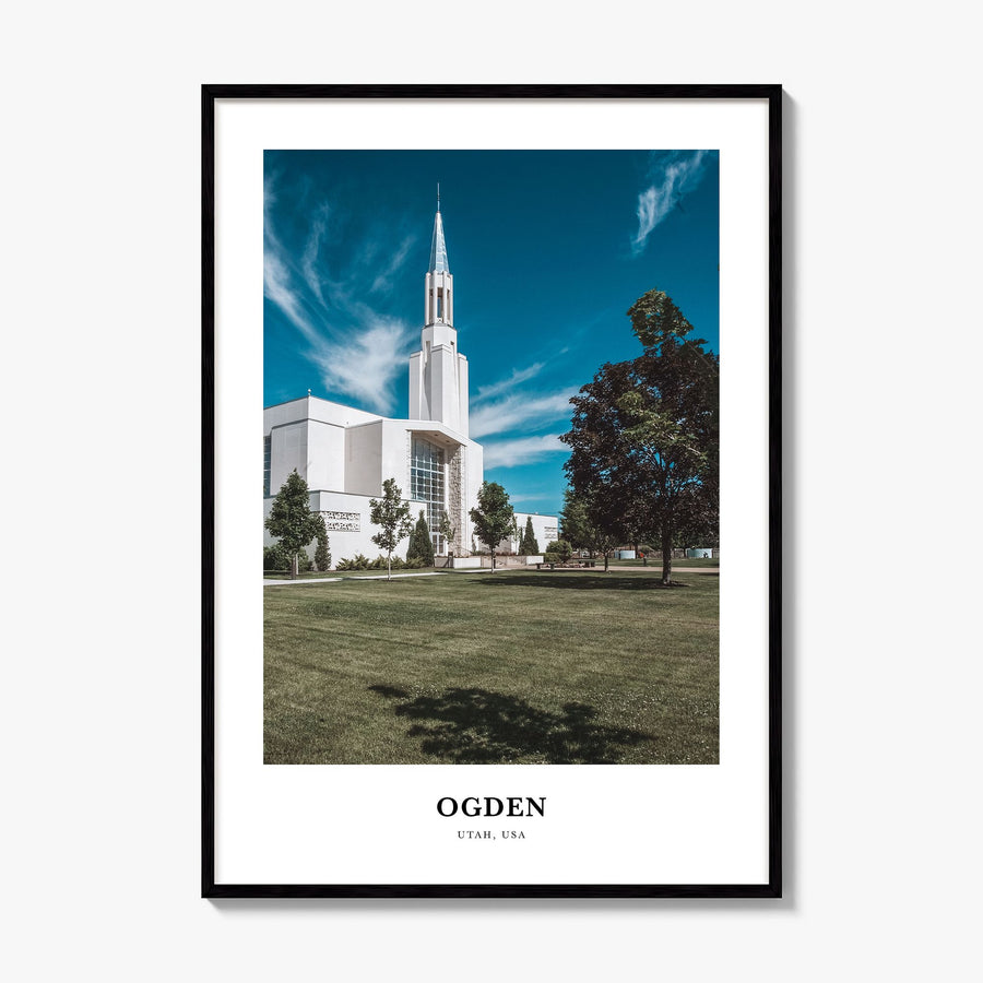 Ogden Classic Poster, framed poster mockup
