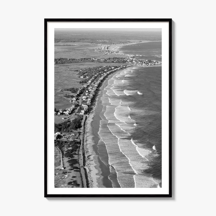 Ogunquit Photo Poster, framed poster mockup, white border