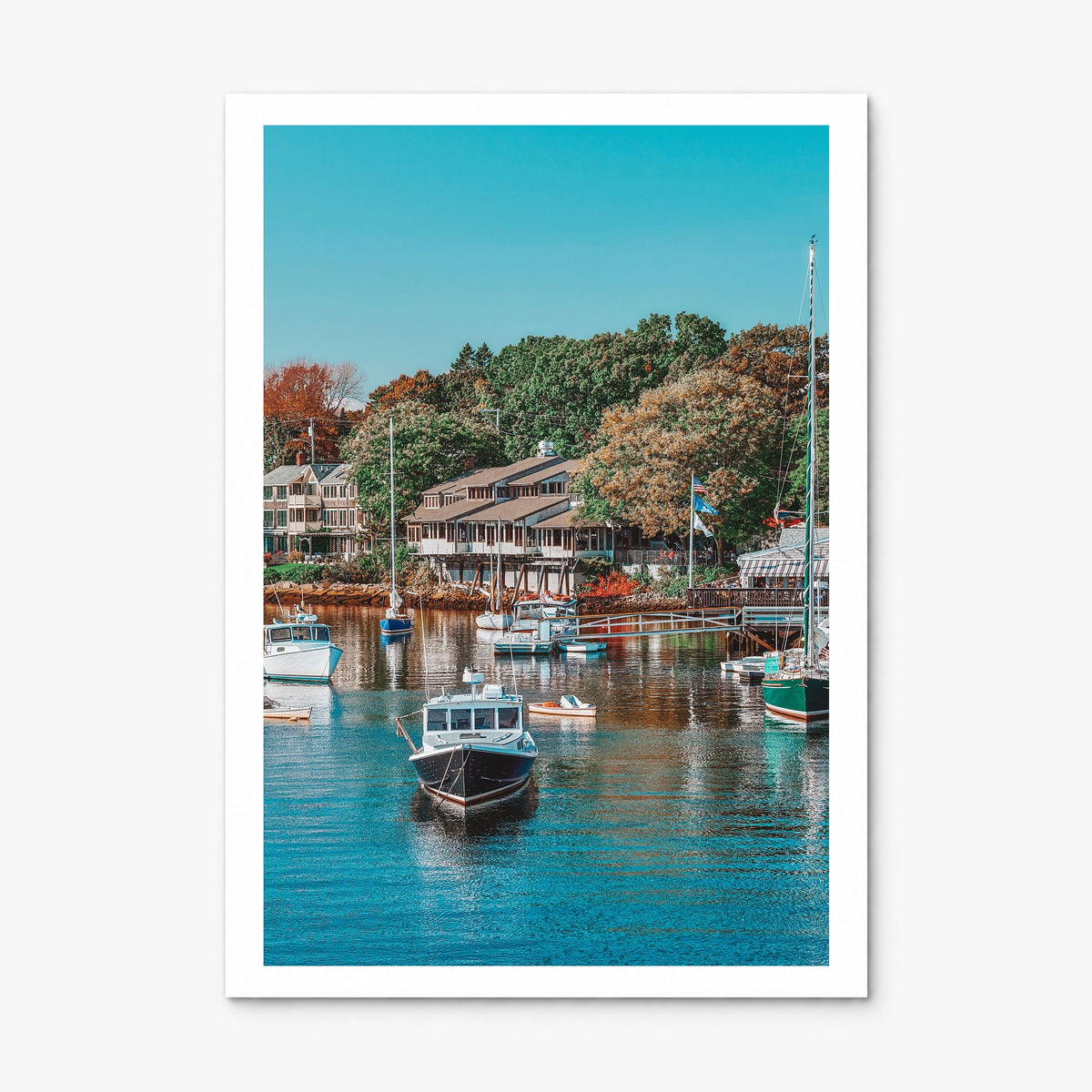 Ogunquit Photo Poster, print only (unframed), white border
