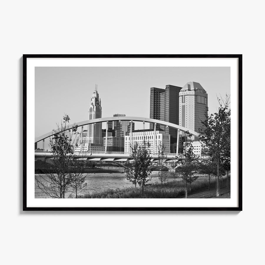 Ohio Photo Poster, framed poster mockup, white border