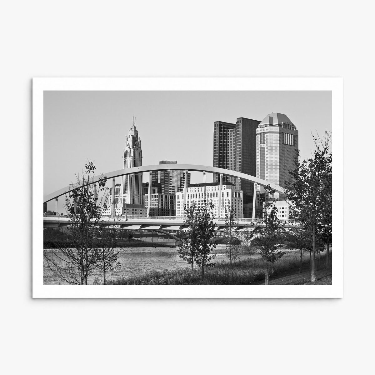Ohio Photo Poster, print only (unframed), white border