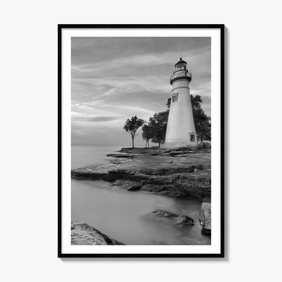 Ohio Photo Poster, framed poster mockup, white border