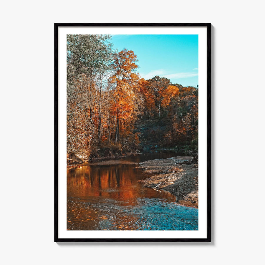 Ohio Photo No 1 Poster, framed poster mockup, white border