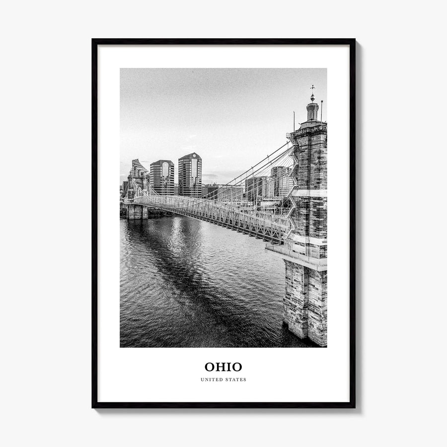 Ohio Classic No 1 Poster, framed poster mockup