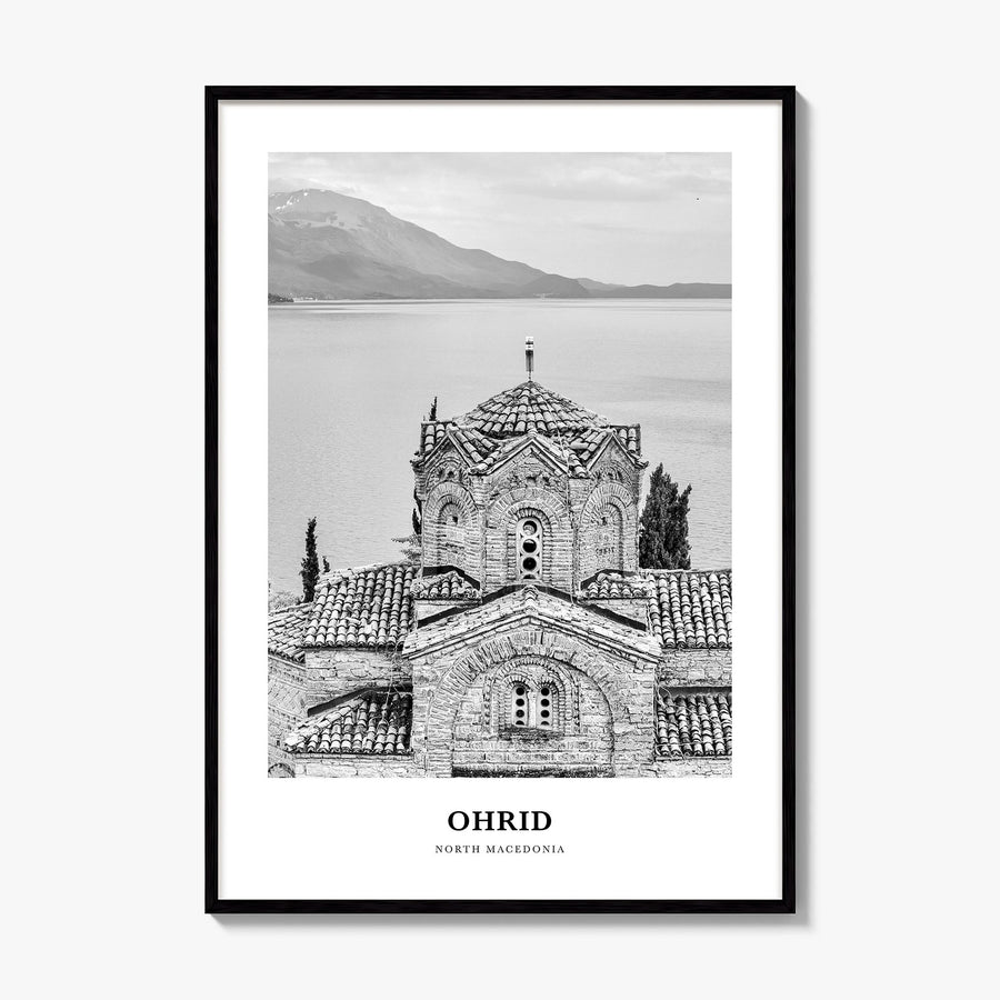 Ohrid Classic Poster, framed poster mockup