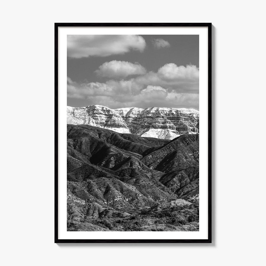 Ojai Photo Poster, framed poster mockup, white border