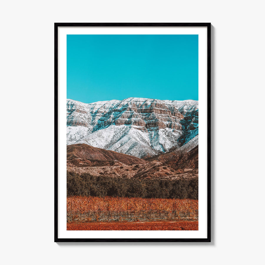Ojai Photo Poster, framed poster mockup, white border
