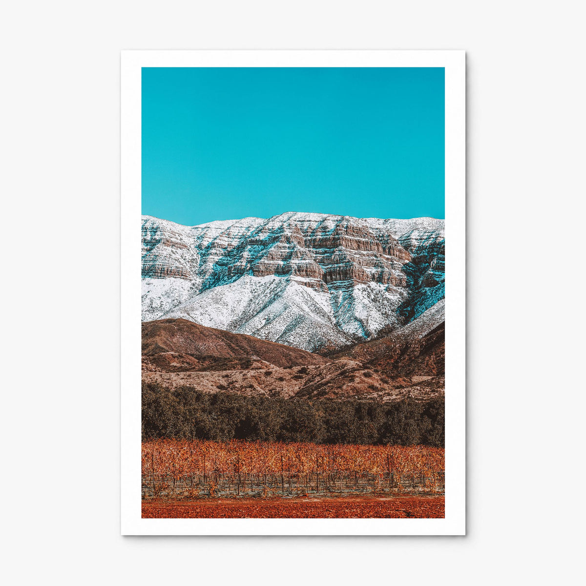 Ojai Photo Poster, print only (unframed), white border