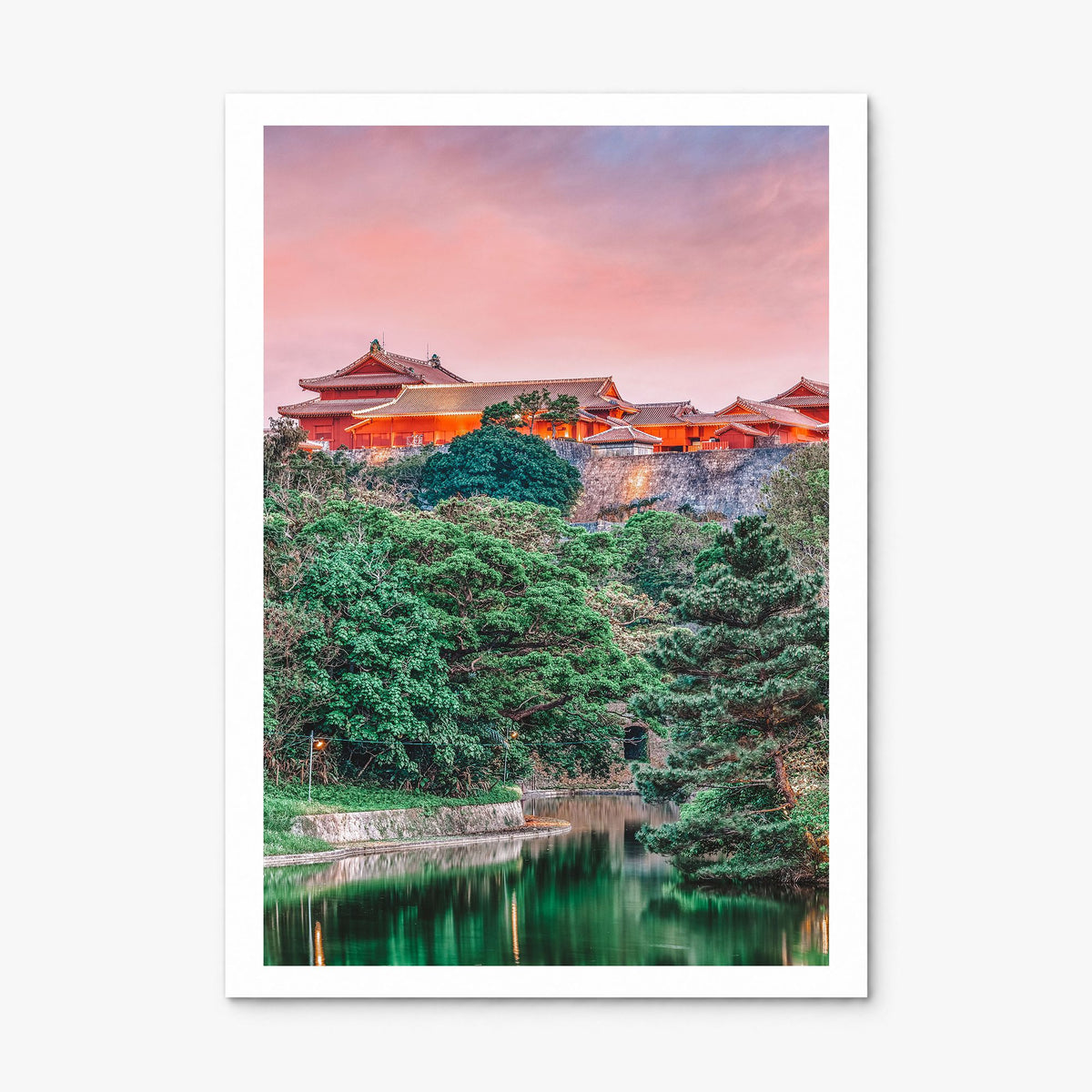 Okinawa Photo Poster, print only (unframed), white border