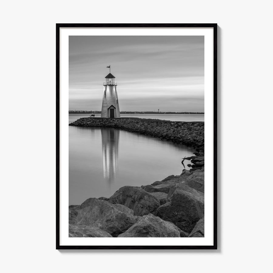 Oklahoma Photo No 2 Poster, framed poster mockup, white border
