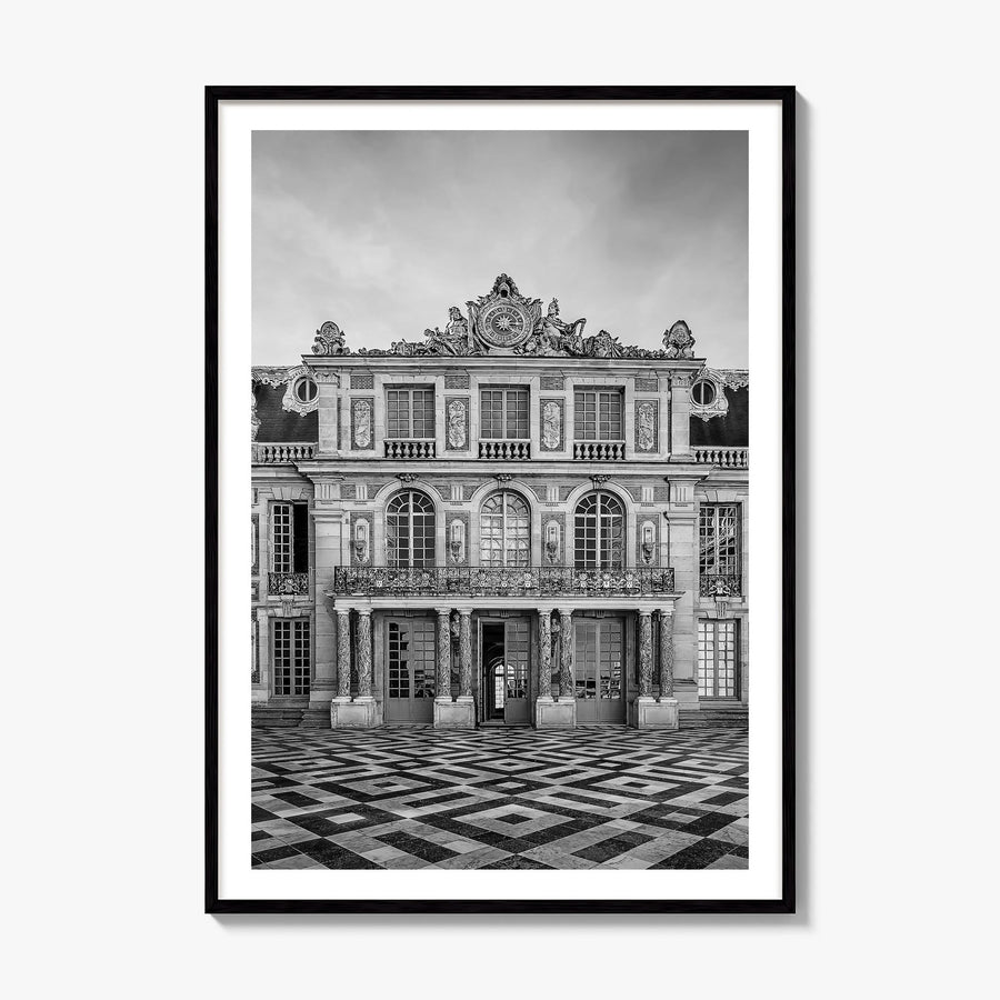 Old Palace Facade Photo No 1 Poster, framed poster mockup, white border