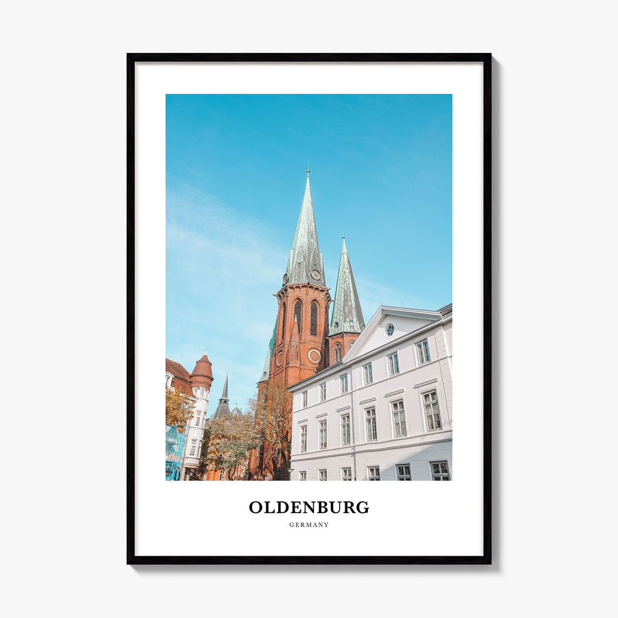 Oldenburg Classic Poster, framed poster mockup