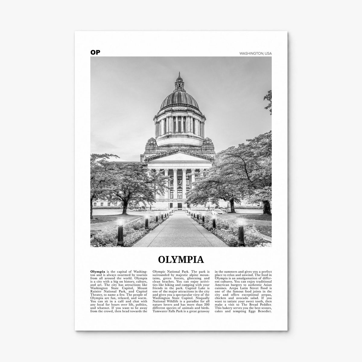 Olympia Newspaper No 1 Poster, print only (unframed)