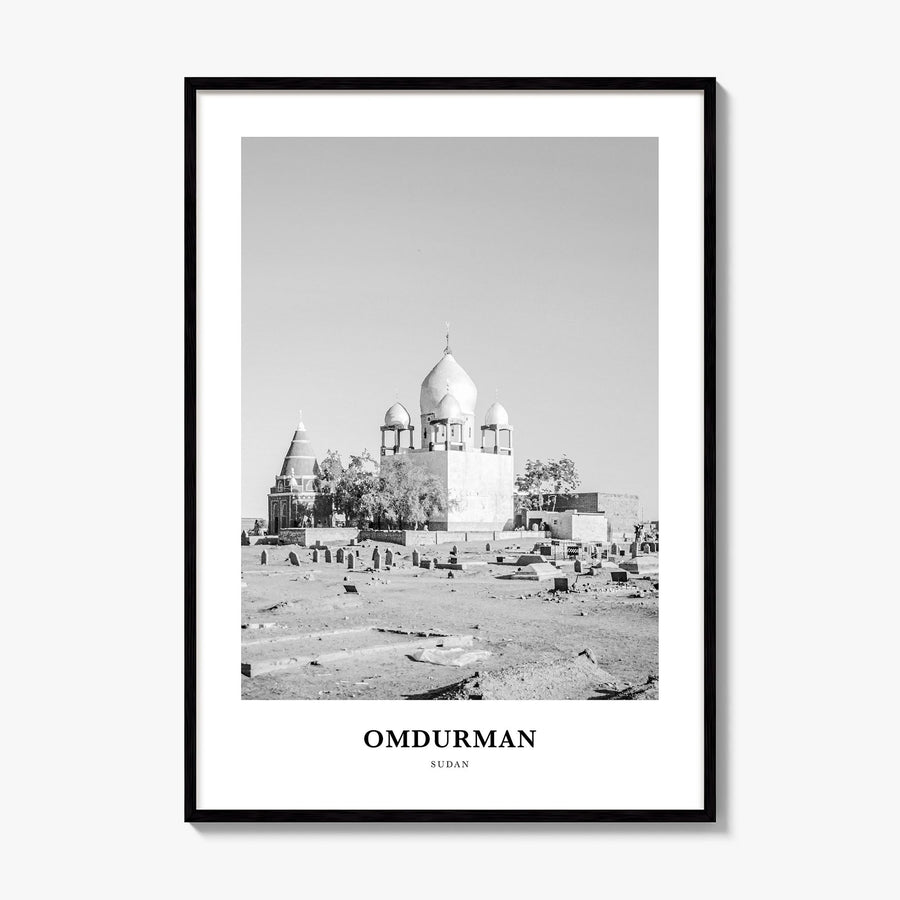 Omdurman Classic Poster, framed poster mockup