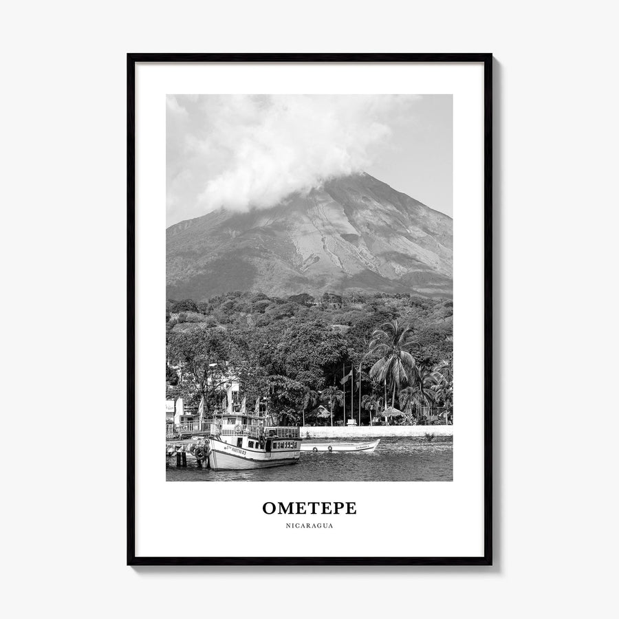 Ometepe Classic Poster, framed poster mockup