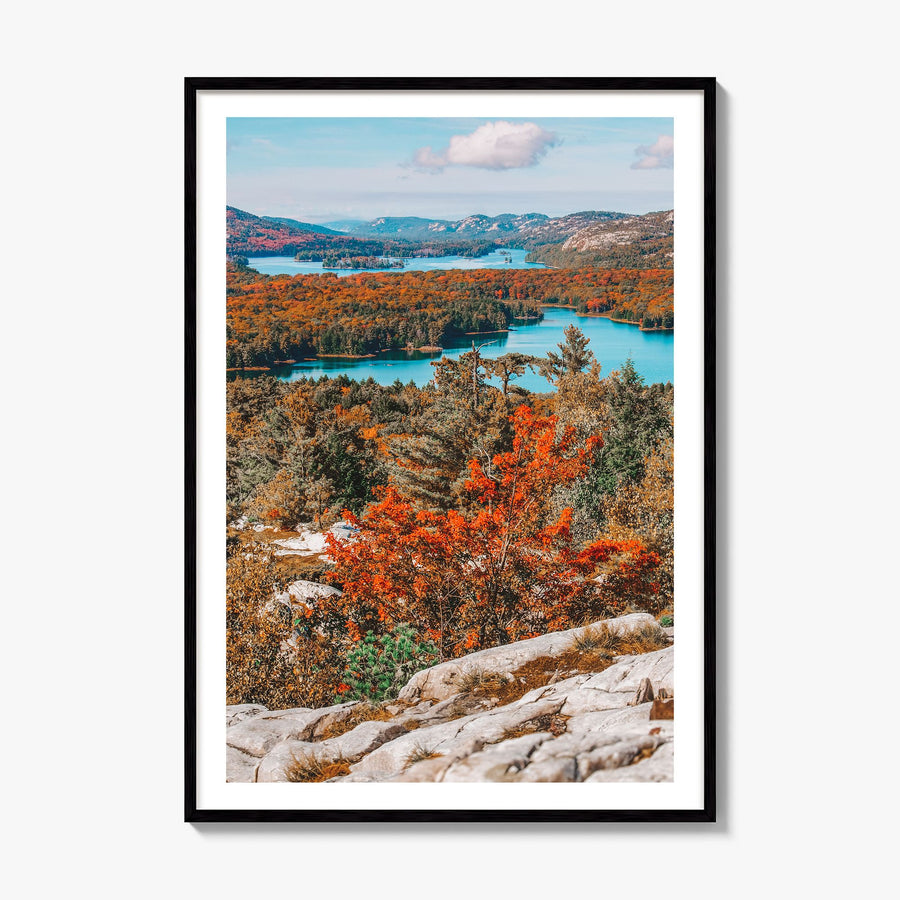 Ontario Photo Poster, framed poster mockup, white border