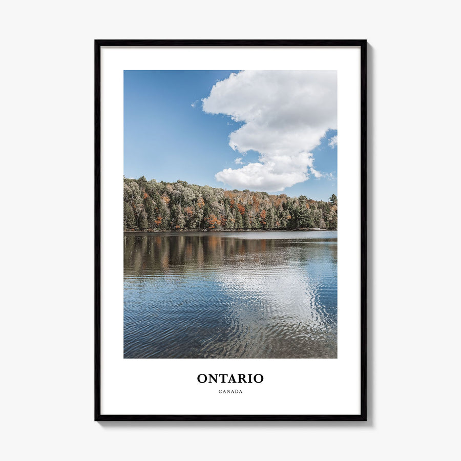 Ontario Classic Poster, framed poster mockup