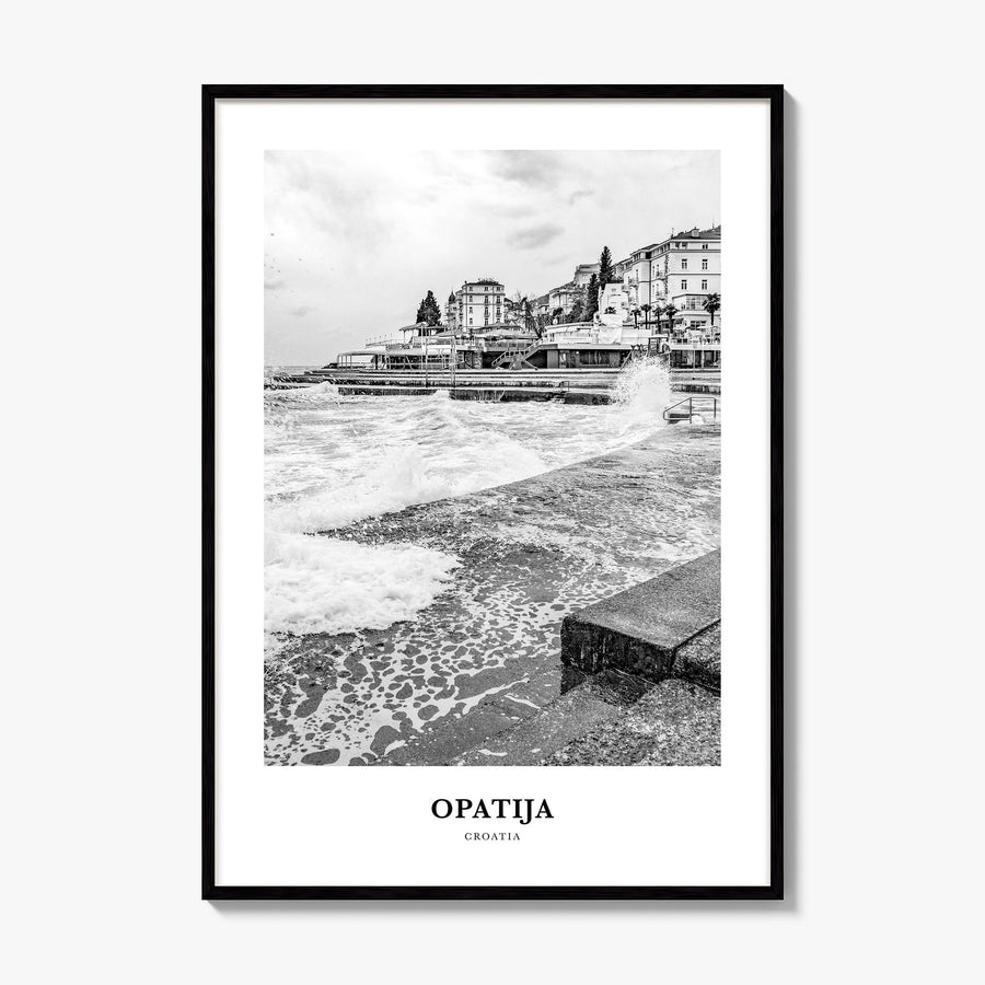 Opatija Classic Poster, framed poster mockup
