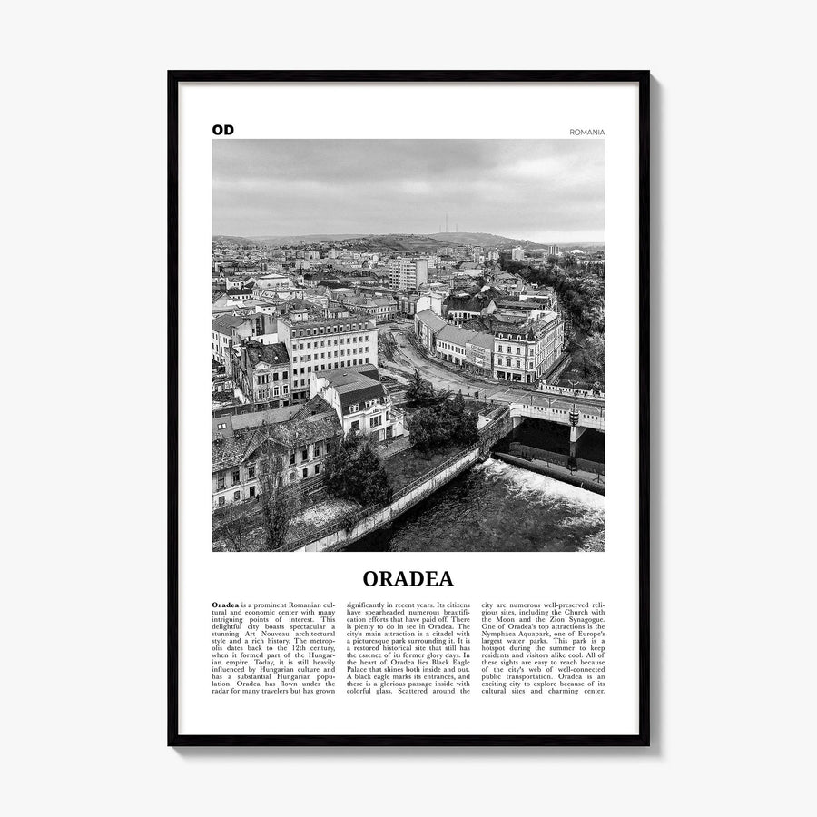 Oradea Newspaper Poster, framed poster mockup