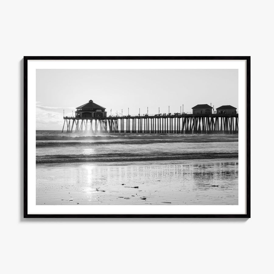 Orange County Photo Poster, framed poster mockup, white border