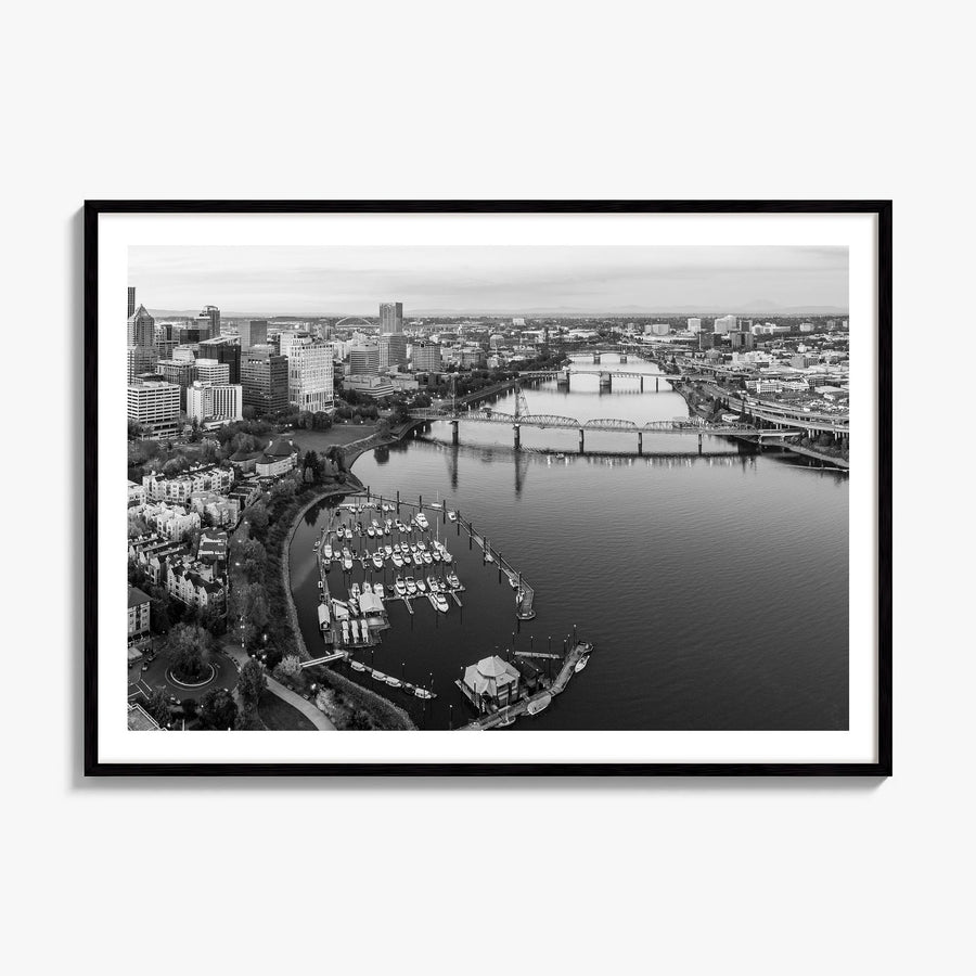 Oregon Photo Poster, framed poster mockup, white border