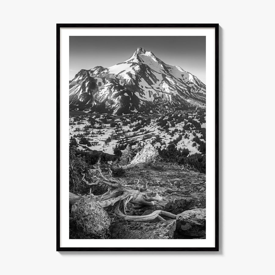 Oregon Photo No 1 Poster, framed poster mockup, white border