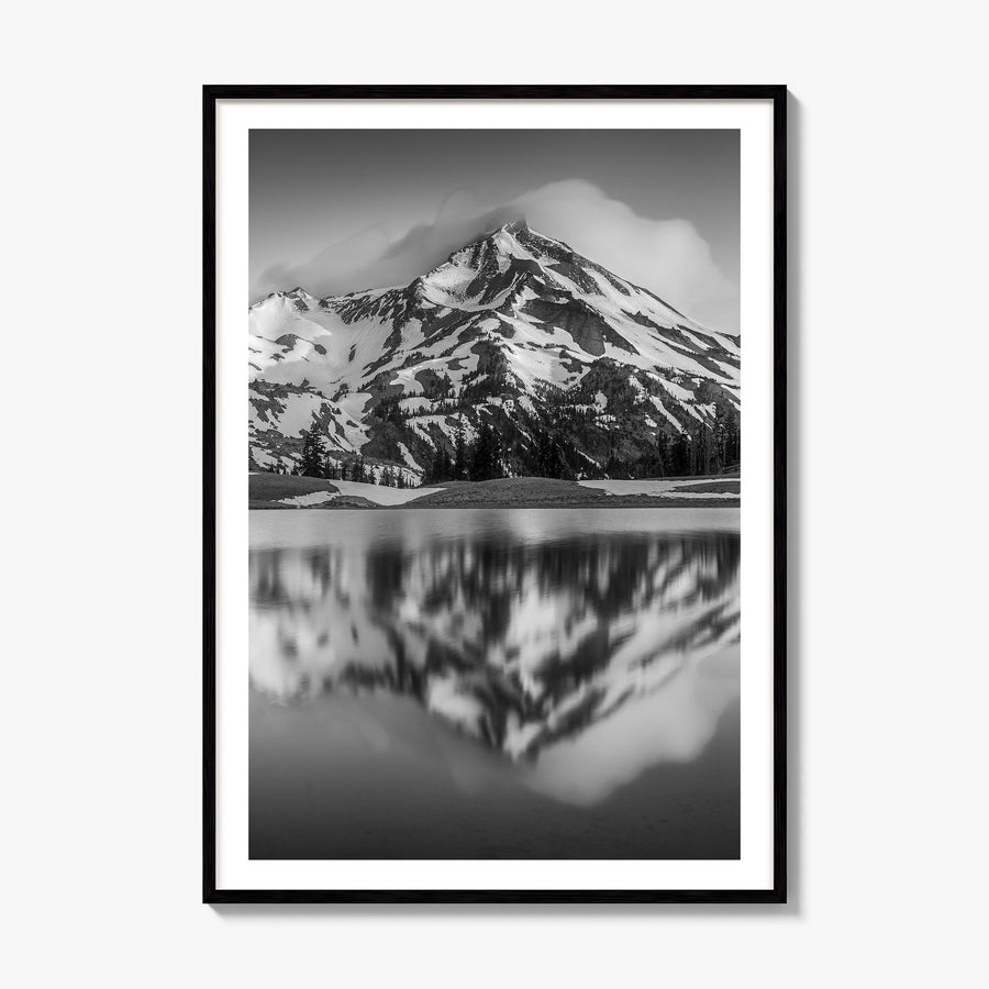 Oregon Photo No 2 Poster, framed poster mockup, white border